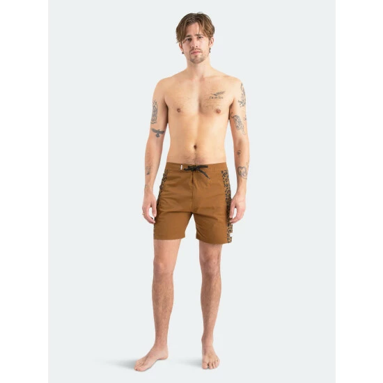 Banks Journal Wild Boardshort Shorts Dark Amber 8 Banks Journal Wild Boardshort Shorts Dark Amber - Image 6