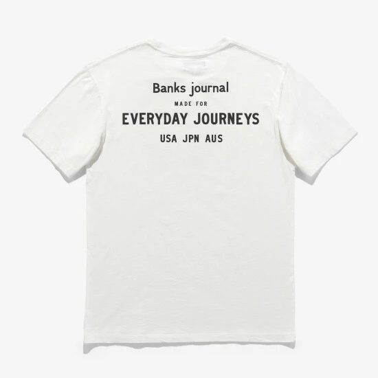 Banks Journal Crypto Faded Tee Shirt - Off White T-Shirts 4 Banks Journal Crypto Faded Tee Shirt - Off White T-Shirts - Image 2