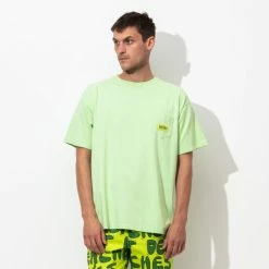 Alternative view of Banks Journal Deepest Reaches Label Tee Shirt - Washed Lime T-Shirts