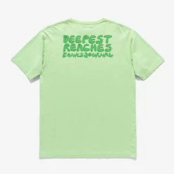Alternative view of Banks Journal Deepest Reaches Bubble Tee Shirt - Washed Lime T-Shirts