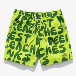 Banks Journal Deepest Reaches Bubble Boardshort Shorts Lime