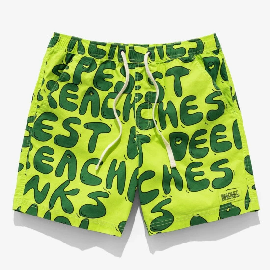 Banks Journal Deepest Reaches Bubble Boardshort Shorts Lime 3 Banks Journal Deepest Reaches Bubble Boardshort Shorts Lime