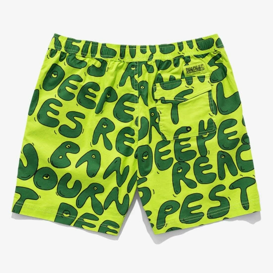 Banks Journal Deepest Reaches Bubble Boardshort Shorts Lime 4 Banks Journal Deepest Reaches Bubble Boardshort Shorts Lime - Image 2