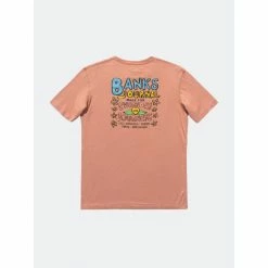 Banks Journal Slice Faded Tee Shirt T-Shirts Rose Tan