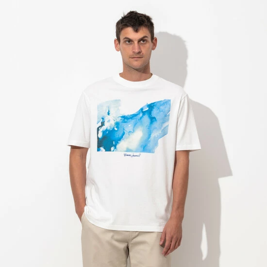 Banks Journal Natalie Strickland Dolin Tee Shirt T-Shirts Off White 4 Banks Journal Natalie Strickland Dolin Tee Shirt T-Shirts Off White - Image 2