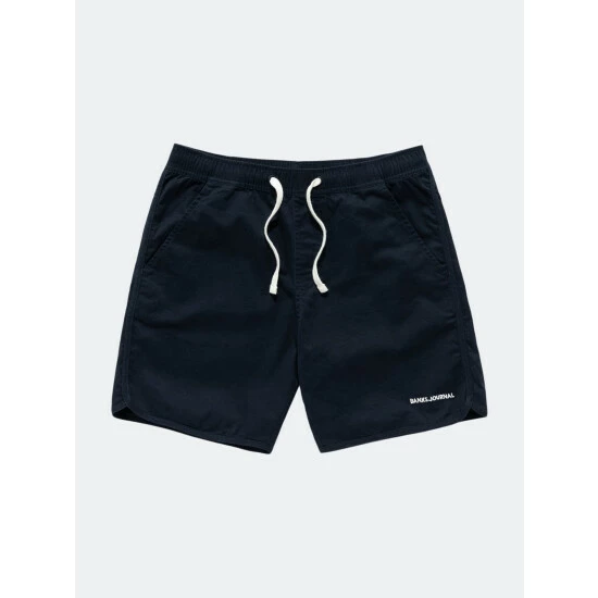 Banks Journal Label Elastic Boardshort Shorts Dirty Denim 3 Banks Journal Label Elastic Boardshort Shorts Dirty Denim