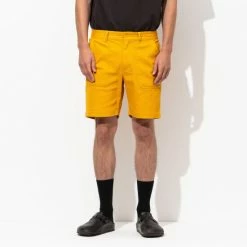 Banks Journal Big Bear Twill Walkshort - Dark Mustard Shorts -Banks Journal store unnamed file 524