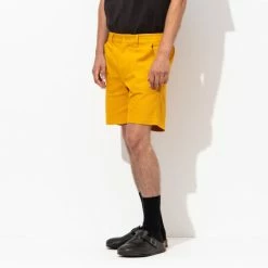 Banks Journal Big Bear Twill Walkshort - Dark Mustard Shorts -Banks Journal store unnamed file 525