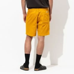Banks Journal Big Bear Twill Walkshort - Dark Mustard Shorts -Banks Journal store unnamed file 526