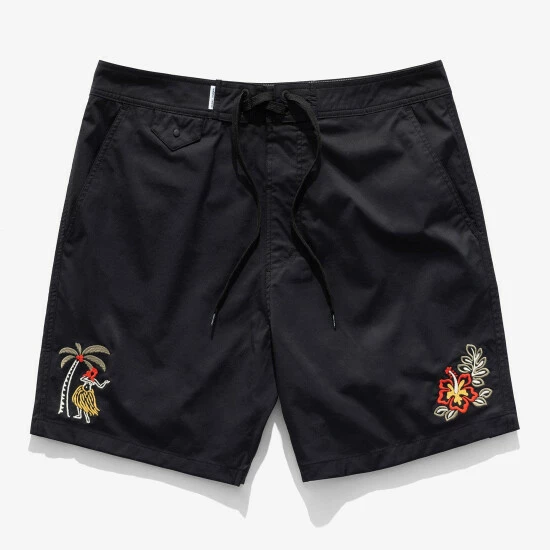 Banks Journal Mahalo Boardshort Shorts Black 3 Banks Journal Mahalo Boardshort Shorts Black