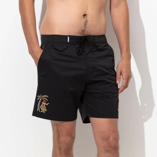 Banks Journal Mahalo Boardshort Shorts Black 5 Banks Journal Mahalo Boardshort Shorts Black - Image 3