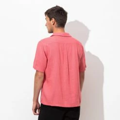 Banks Journal Brighton S/S Woven Shirt - Faded Rose Shirts -Banks Journal store unnamed file 555