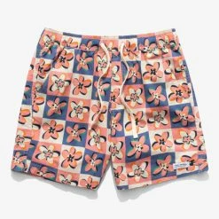 Banks Journal Candy Elastic Boardshort Shorts Rose Tan