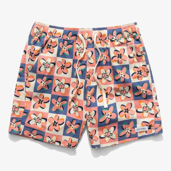 Banks Journal Candy Elastic Boardshort Shorts Rose Tan 3 Banks Journal Candy Elastic Boardshort Shorts Rose Tan