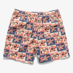Alternative view of Banks Journal Candy Elastic Boardshort Shorts Rose Tan