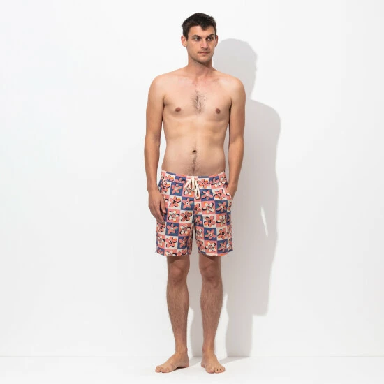 Banks Journal Candy Elastic Boardshort Shorts Rose Tan 8 Banks Journal Candy Elastic Boardshort Shorts Rose Tan - Image 6