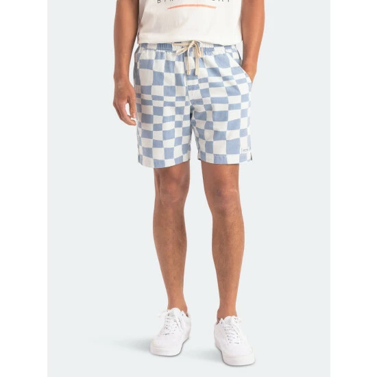 Banks Journal Spacey Elastic Walkshort Shorts Dust Blue 5 Banks Journal Spacey Elastic Walkshort Shorts Dust Blue - Image 3