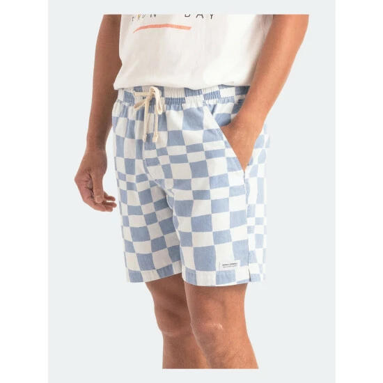 Banks Journal Spacey Elastic Walkshort Shorts Dust Blue 6 Banks Journal Spacey Elastic Walkshort Shorts Dust Blue - Image 4