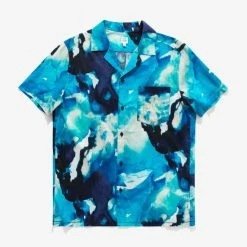 Banks Journal Natalie Strickland Studio S-S Woven Shirt Shirts Indigo