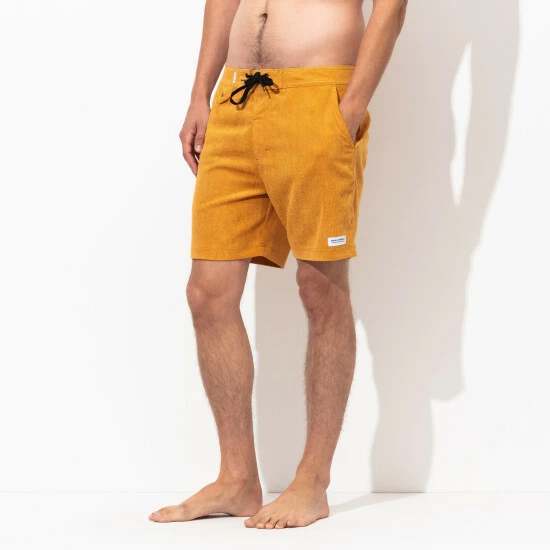 Banks Journal Slow Boardshort - Dark Mustard Shorts 7 Banks Journal Slow Boardshort - Dark Mustard Shorts - Image 5