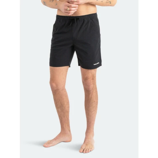 Banks Journal Label Elastic Boardshort Shorts Black 4 Banks Journal Label Elastic Boardshort Shorts Black - Image 2