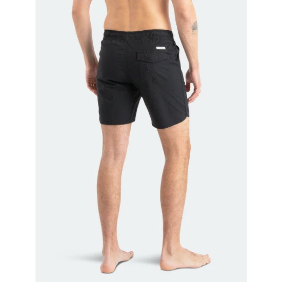 Banks Journal Label Elastic Boardshort Shorts Black 5 Banks Journal Label Elastic Boardshort Shorts Black - Image 3