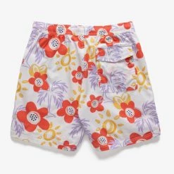 Alternative view of Banks Journal Nia Elastic Boardshort Shorts Off White