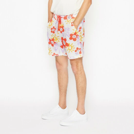 Banks Journal Nia Elastic Boardshort Shorts Off White 5 Banks Journal Nia Elastic Boardshort Shorts Off White - Image 3