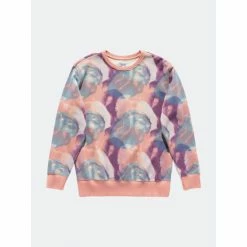 Banks Journal Lense Crew Pinted Fleece Sweatshirts, Sweaters & Hoodies Rose Tan