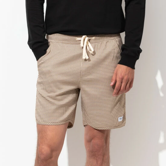 Banks Journal Pathway Plaid Walkshort Shorts Taupe 5 Banks Journal Pathway Plaid Walkshort Shorts Taupe - Image 3