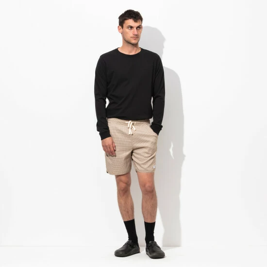 Banks Journal Pathway Plaid Walkshort Shorts Taupe 8 Banks Journal Pathway Plaid Walkshort Shorts Taupe - Image 6