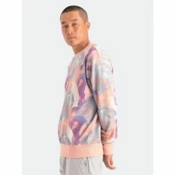 Banks Journal Lense Crew Pinted Fleece Sweatshirts, Sweaters & Hoodies Rose Tan -Banks Journal store unnamed file 67
