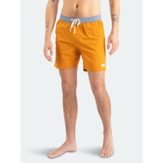 Banks Journal Primary Elastic Boardshort Shorts Deep Mustard 6 Banks Journal Primary Elastic Boardshort Shorts Deep Mustard - Image 4