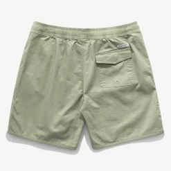 Alternative view of Banks Journal Label Elastic Boardshort - Green Tea Shorts