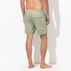 Banks Journal Label Elastic Boardshort - Green Tea Shorts -Banks Journal store unnamed file 688