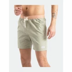 Banks Journal Primary Elastic Boardshort Shorts Green Tea -Banks Journal store unnamed file 693