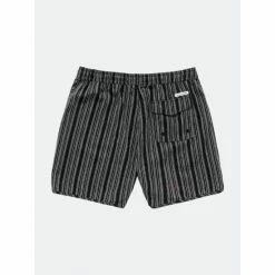 Alternative view of Banks Journal Pathway Stripe Elastic Walkshort Shorts Black