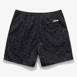Alternative view of Banks Journal Wilder Elastic Boardshort - Black Shorts