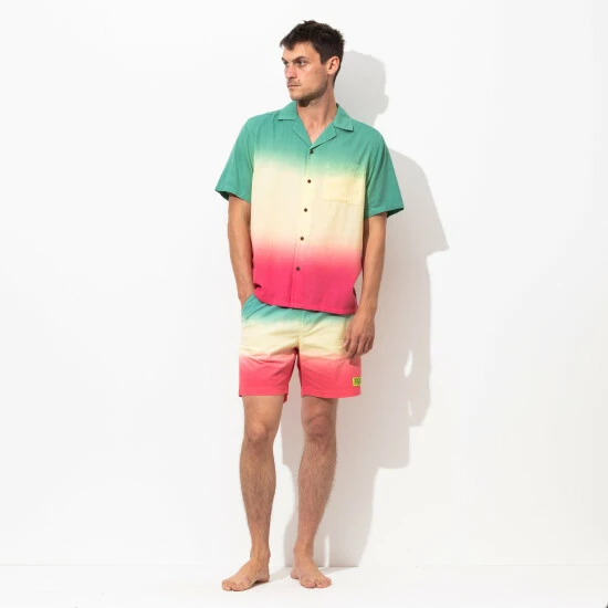 Banks Journal Deepest Reaches Fade S/S Woven Shirt Shirts 4 Banks Journal Deepest Reaches Fade S/S Woven Shirt Shirts - Image 2