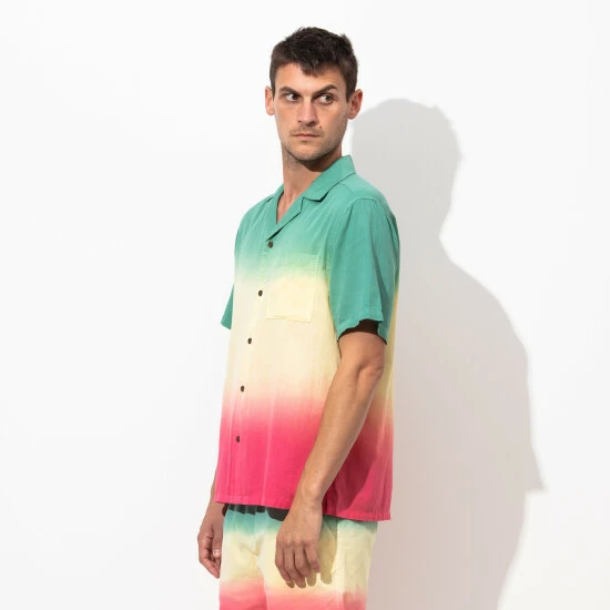 Banks Journal Deepest Reaches Fade S/S Woven Shirt Shirts 6 Banks Journal Deepest Reaches Fade S/S Woven Shirt Shirts - Image 4
