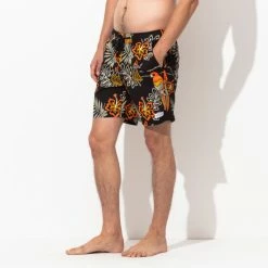 Banks Journal Aloha Club Elastic Boardshort Shorts Black 11 Banks Journal Aloha Club Elastic Boardshort Shorts Black -Banks Journal store unnamed file 751