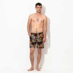 Banks Journal Aloha Club Elastic Boardshort Shorts Black 13 Banks Journal Aloha Club Elastic Boardshort Shorts Black -Banks Journal store unnamed file 753