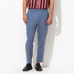 Banks Journal Supply Linen Pant- Moonlight Denim & Bottoms Moon Light 11 Banks Journal Supply Linen Pant- Moonlight Denim & Bottoms Moon Light -Banks Journal store unnamed file 757