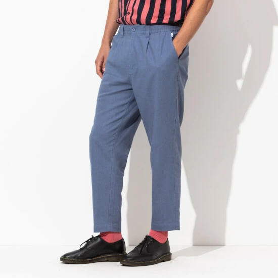 Banks Journal Supply Linen Pant- Moonlight Denim & Bottoms Moon Light 7 Banks Journal Supply Linen Pant- Moonlight Denim & Bottoms Moon Light - Image 5