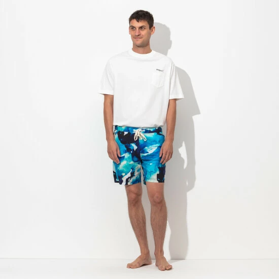 Banks Journal Natalie Strickland Studio Boardshort Shorts Indigo 5 Banks Journal Natalie Strickland Studio Boardshort Shorts Indigo - Image 3
