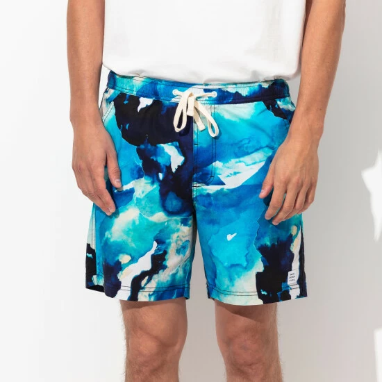 Banks Journal Natalie Strickland Studio Boardshort Shorts Indigo 6 Banks Journal Natalie Strickland Studio Boardshort Shorts Indigo - Image 4