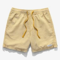 Banks Journal Tallows Elastic Boardshort Shorts Dark Mustard
