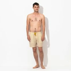 Banks Journal Tallows Elastic Boardshort Shorts Dark Mustard -Banks Journal store unnamed file 782