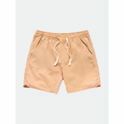Banks Journal Label Elastic Boardshort Shorts Maple