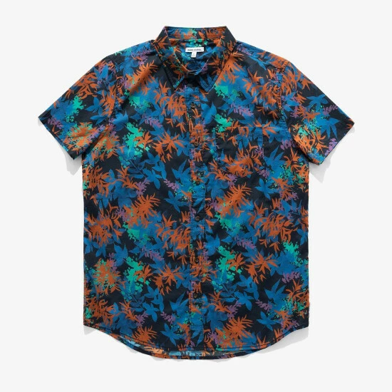 Banks Journal Sundays S-S Woven Shirt Shirts Dirty Denim 3 Banks Journal Sundays S-S Woven Shirt Shirts Dirty Denim